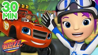 Gabby & Blaze Save The Day! 30 Minute Compilation | Blaze and the Monster Machines