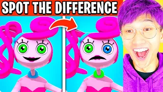 Can You SPOT THE DIFFERENCE!? (LANKYBOX vs POPPY PLAYTIME vs SONIC!)