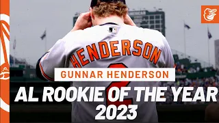 Gunnar Henderson | 2023 AL Rookie of the Year | Baltimore Orioles