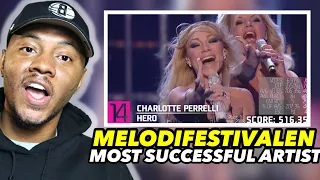 AMERICAN REACTS To Top 30 most successful artists in Melodifestivalen