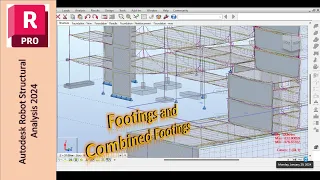 Modeling and Design of RC Buildings in Autodesk Robot | Part 17: Spread and Combined Footings