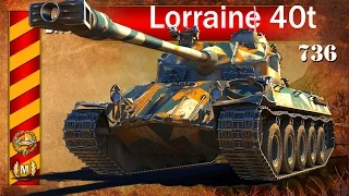 Lorraine 40t - zarabiaczka z magazynkiem - BITWA - World of Tanks