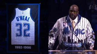 Shaq FULL speech from Orlando Magic jersey retirement ceremony