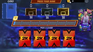 CRAZIEST Packs Ever! *NEW* Press your dunk PACKS for OBSIDIAN LARRY BIRD l NBA 2K Mobile