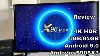 X96 Max Plus TV BOX Android 9.0 Amlogic S905X3 4GB 32GB 64GB 4K