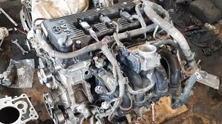 Installation of engine 2tr hilux toyota