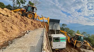 jcb 3dx eco expert fully action mountain arunachal pradesh | jcb lover | jcb episode 149