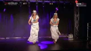 Duo Almas Belly Dance, Saidi dance (Mahmoud el Leithy - Saedy) at Raks Glam Festival 2023