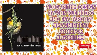 #ALOGRATHIM DESIGN #JON KLEINBERG#EVA TARDOS