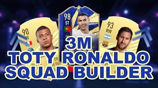 3 MILLION RONALDO TOTY SQUAD BUILDER | FIFA  21 Squad Builder