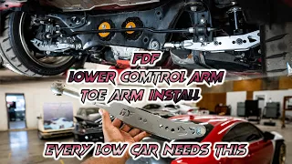 FRS/BRZ/86 LOWER CONTROL ARM/TOE ARM INSTALL | FDF RACESHOP
