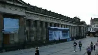 Scottish Cover of "We will Rock You" in Edinburgh"