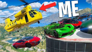 Stealing 10 RAREST Supercars in GTA 5 RP