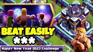 How  To Get 3 Star Happy New Year 2023 Challenge (Clash Of Clans)