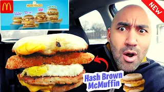 McDonalds Menu Hacks - NEW HASH BROWN MCMUFFIN MENU HACK 🆕🤯