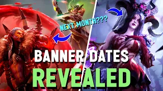 We FINALLY Have BANNER DATES For The First Time EVER!!! + 5 Brand New Hero's | Watcher of Realms