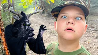 RETURN of THE DEER LADY-Caleb Searches for the DEER WOMAN in the WOODS!