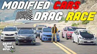 MODIFIED CARS DRAG RACE🔥 | GTA 5 | OFF-ROAD RACE | WHO WILL WIN |