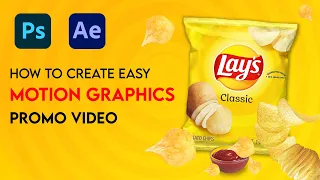 Motion Graphics Ad for Social Media | Easy Product Motion Graphic Ad | Lays Motion Graphics Ad Video