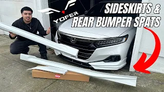 10th Gen Honda Accord Gets YOFER Side Skirt & Rear Bumper Spats!