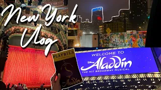 nyc vlog ♡ Aladdin on Broadway