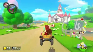 Boomerang Cup - Mario Kart 8 Deluxe (Switch) DLC CUP Gold Trophy 150cc (Pauline driving Prancer)