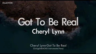 Cheryl Lynn-Got To Be Real (MR/Instrumental) (Karaoke Version)