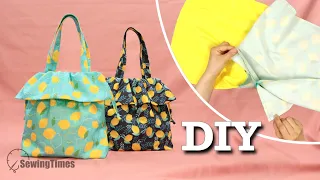 Amazing Idea to making Drawstring Tote Bag 🍒 Easy Bag DIY