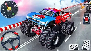 Monster Truck Mega Ramp Extreme Racing -Impossible GT Car Stunts Driving - Android GamePlay #15