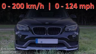 BMW E84 X1 xDrive 18d Facelift // Acceleration 0 - 200 km/h Vmax