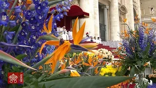 La Messa di Pasqua in Piazza San Pietro celebrata da Papa Francesco