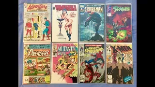 comic book haul. Estate sale, trade night and used book store. COMIC HUNTING PAYS OFF!!