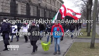 Demo vor der Hofburg führt zu Ringsperre