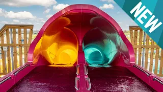 Aquatica San Antonio - NEW Riptide Race Water Slide POV | SeaWorld Texas