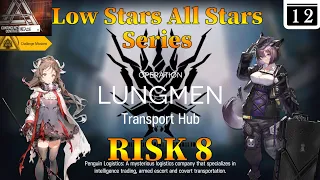 Arknights CC#2 Day 12 Transport Hub Risk 8 + Challenge Guide Low Stars All Stars with Eyja