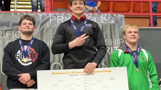 Luke Fischer: 3-2-1A KS Back to Back State Champion from Larned High School