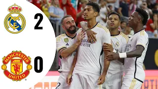 Real Madrid 2-0 Manchester United | Highlights | Houston TX