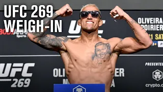 UFC 269: Oliveira vs Poirier Weigh-in