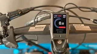 Bosch Kiox Electric Bike Display Settings