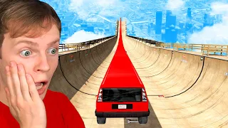 WORLD'S LONGEST CARS vs MEGA RAMP in GTA 5!