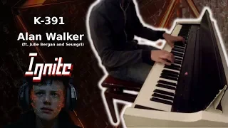 K-391 & Alan Walker - Ignite - Piano Cover by  Wizario (ft. Julie Bergan & Seungri)