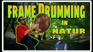 Frame Drumming in the Woods - Cover Song - Sharam Nazeri.   از عشق تو سر مستم