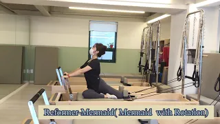 [캐나다필라테스]Reformer- Mermaid(Mermaid with Rotation)