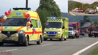 Czech/ international EMS ambulance parade - Rallye Rejviz 2019 - 70+ emergency vehicles