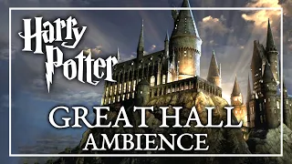 HOGWARTS GREAT HALL AMBIENCE | Harry Potter Ambience Hogwarts Ambience RPG Game ASMR Sounds