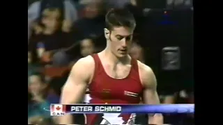 1998 Sagit Gymnastics World Cup Event Finals - Peter Schmid (CAN) FX (Argentina TV)