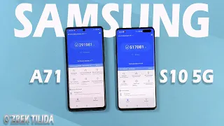 Samsung Galaxy S10 5G VS  Galaxy A71, 280$ lik smartfonlar JANGI