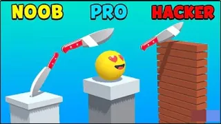 NOOB vs PRO vs HACKER in Slice It All!