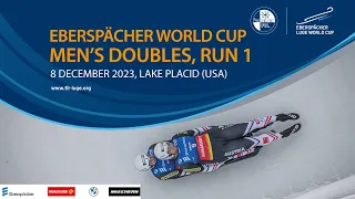 RELIVE - Men's Doubles Run 1 ! EBERSPÄCHER Luge World Cup - Lake Placid (USA)