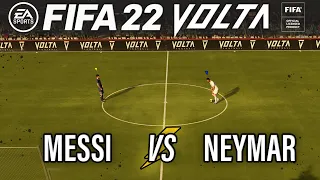 FIFA 22 VOLTA Football | MESSI VS NEYMAR (1vs1) 🥶